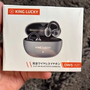 OWS i121 Wireless Clip-On Earbuds — Gray